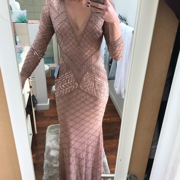 Adrianna Papell Beaded Gown - Picture 1 of 6